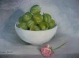 Greengages and Geranium